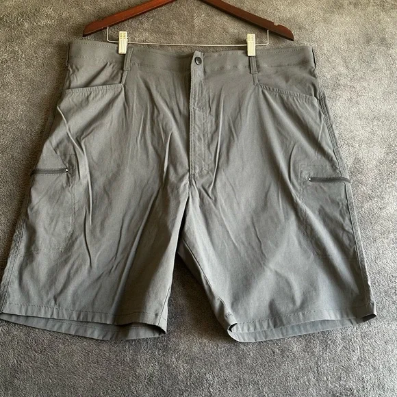 WRANGLER SHORTS MEN’S GRAY ELASTIC STRETCH HIKER SZ 42 - Picture 12 of 15